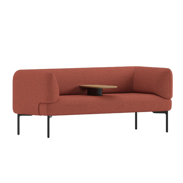 Haworth Cabana Sofa S9C2-0 With Integrated Table — Скачать