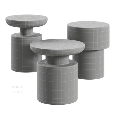 PONTI RICCI боковой столик RH — Вид 3