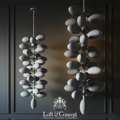 Chandelier kingdom column 31 designed — Ver 2
