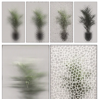 Decorative glass partition 01 — Ver 1