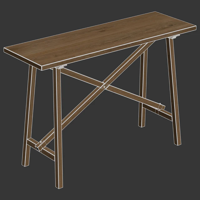 Zara Home - The console is made of recycled wood — Скачать