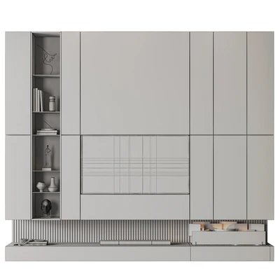 TV Wall White - Set 193 — Ver 4