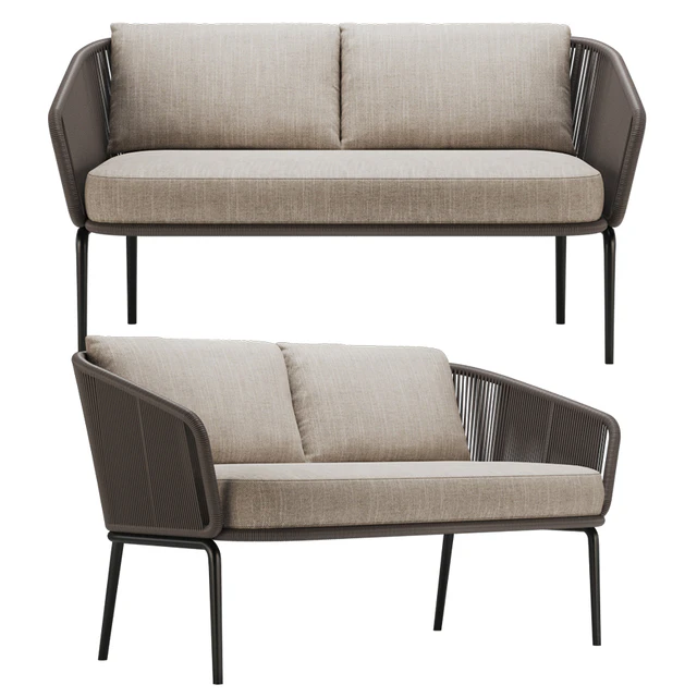 Dedon Rilly 2 Seater sofa — Descargar