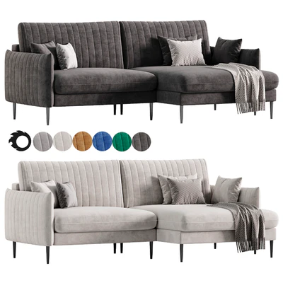 Svaut velvet Sofa — Вид 1