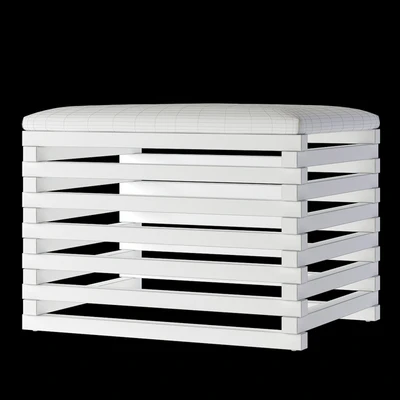 Kelly Wearstler Hauser Ottoman — Ver 3