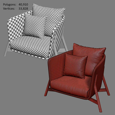 ROUND SILLON Armchair - POINT — Ver 5