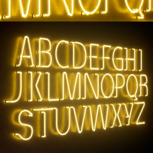 Light modules. Set 25. Neon Alphabet — Download