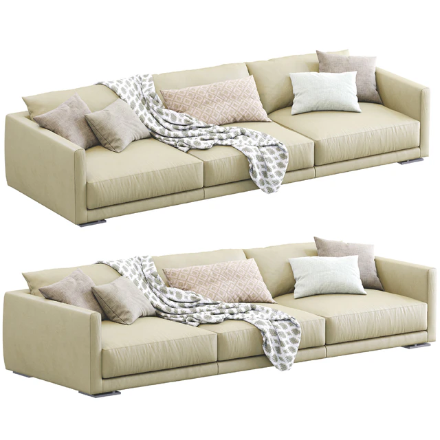 Leather Sofa Bristol By Poliform — Descargar