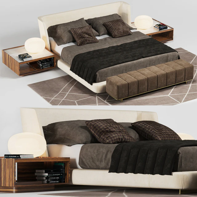 Minotti Creed Bed — Descargar