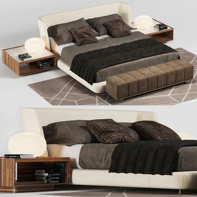 Minotti Creed Bed — Ver 1