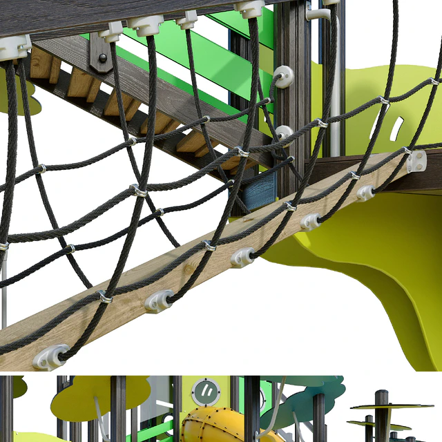 Large children playground. Playground — Descargar