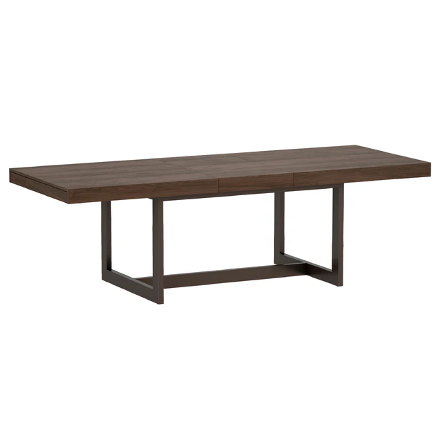 Обеденный стол Archive Extension Storage Dining Table Open (Crate and Barrel) — Скачать