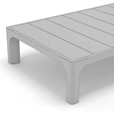 RH Outdoor Malta coffee table — View 2