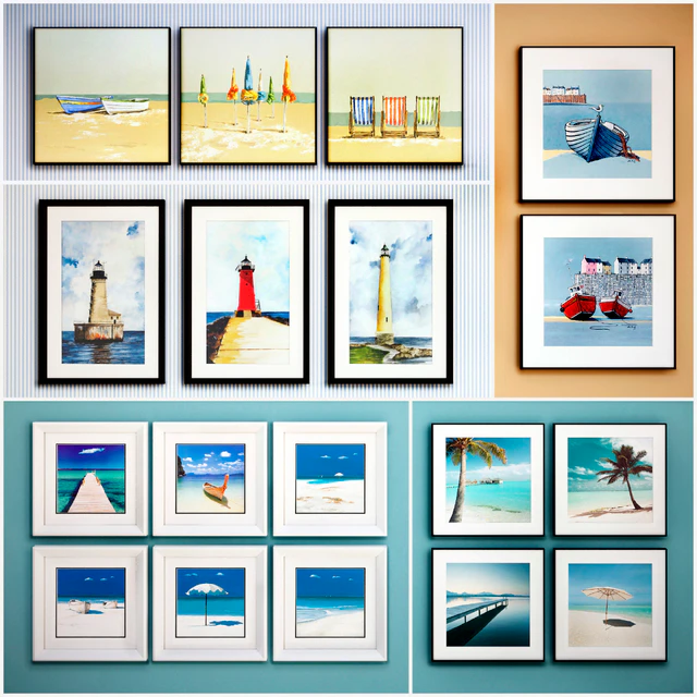 The picture in the frame: 20 piece (Collection 49) Sea theme — Descargar