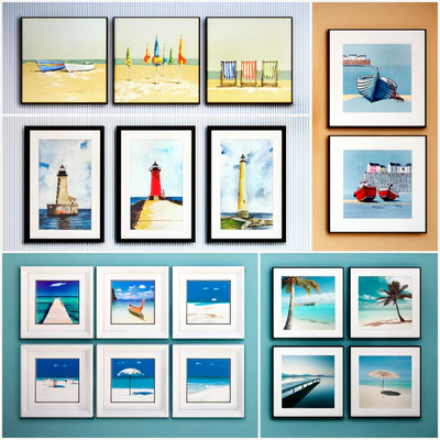 The picture in the frame: 20 piece (Collection 49) Sea theme — Ver 1
