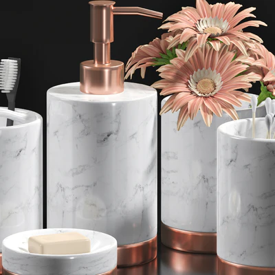 bathroom accessories set 7 — Ver 2