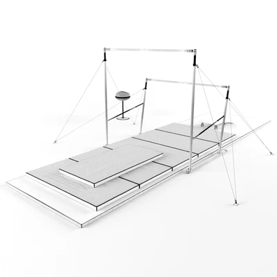 Gymnastic uneven bars (female) — Ver 2