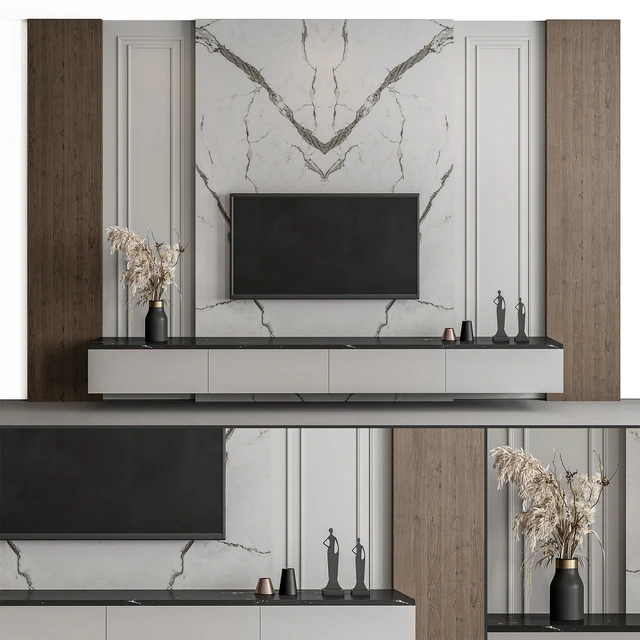 TV Wall Stone and Wood - Set 57 — Descargar