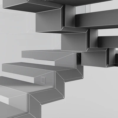 Modern interior stair 02 — Ver 6
