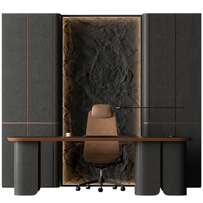 Boss Desk - Office Furniture 593 — Ver 1