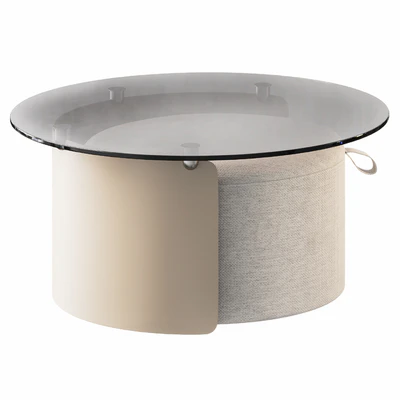 Set: coffee table and pouf, Dogli from LA REDOUTE INTERIEURS — Ver 1