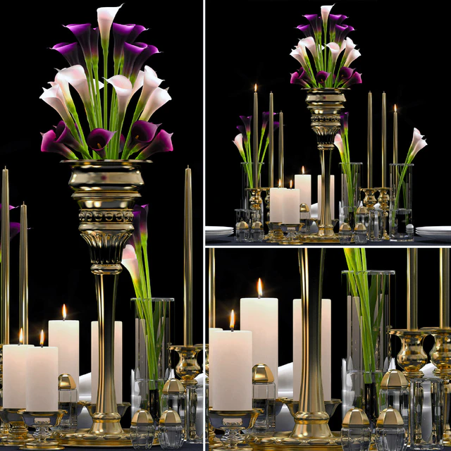 DECORATIVE FLOWER VASE SET — Descargar