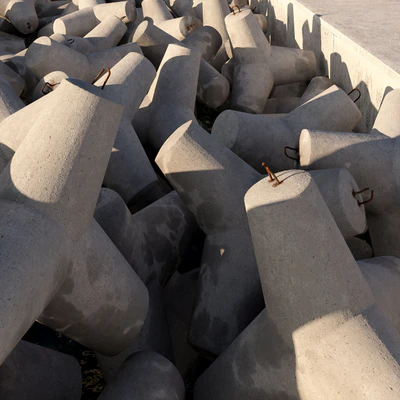 Fragment of the coast protection structure — Ver 5