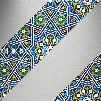 Ceramic mosaic 01. Uzbek — Ver 4