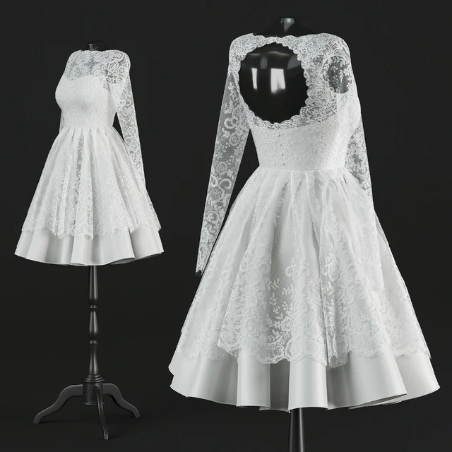Short Wedding Dress — Descargar