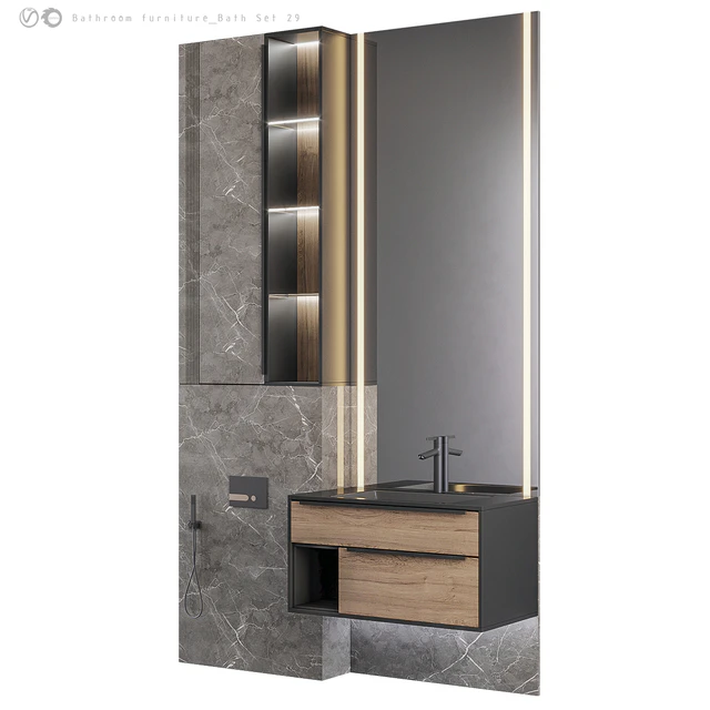 Bathroom furniture Bath Set 29 — Descargar