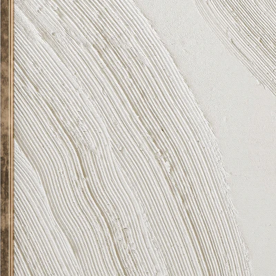 Boho Beige Relief Plaster Wall Art C-625 — Ver 6