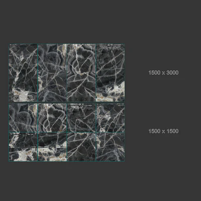 Black onyx porcelain stoneware tiles — Ver 2