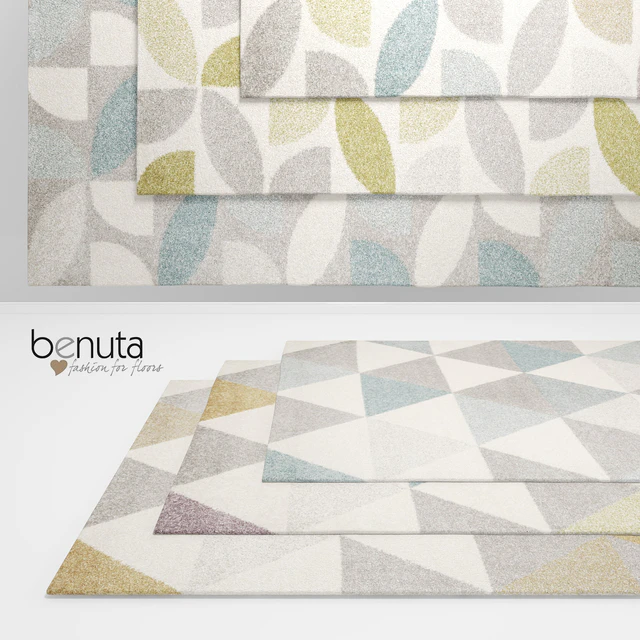 Benuta Pastel Geomet and Mosaik Rugs — Descargar