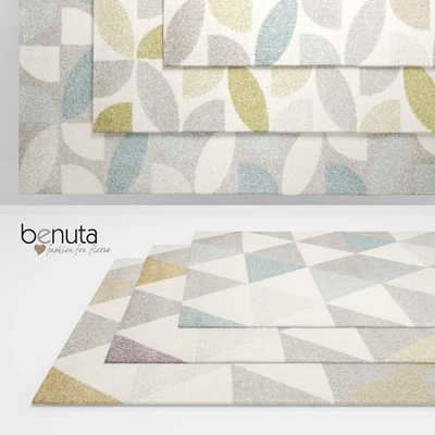 Benuta Pastel Geomet and Mosaik Rugs — Ver 1