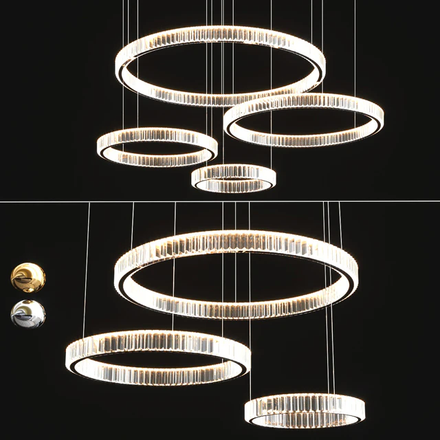 Modern Crystal Chandelier Set — Descargar