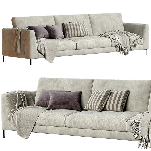 Ditre Italia Artis Chaise Longue Sofa 02 — Скачать