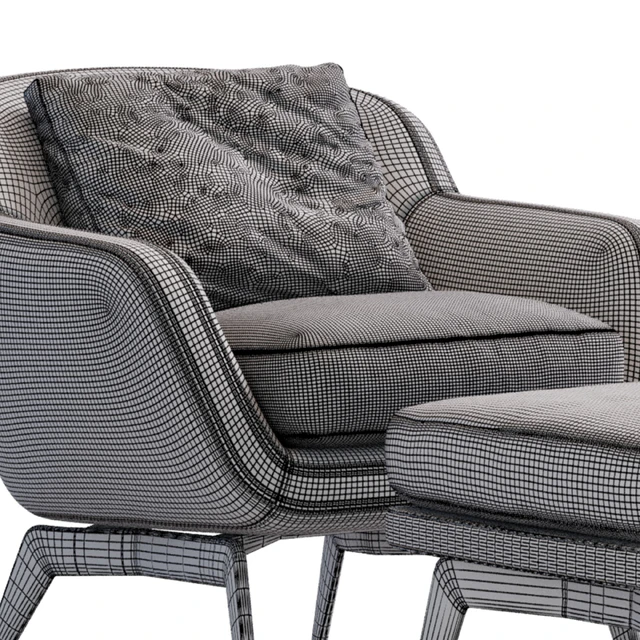 Armchair Belt By Minotti — Descargar