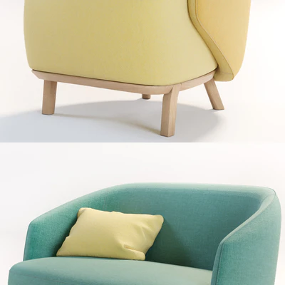 CONCHA Armchair & CONCHA Small sofa — Вид 2