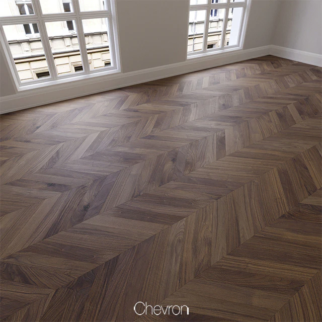 Parquet natural, American walnut, 3 kinds. Linear, chevron, herringbone. — Descargar