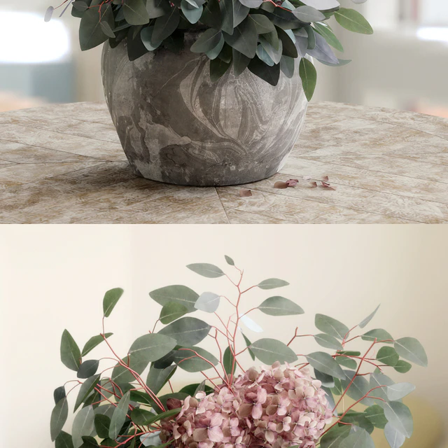 Bouquet of Eucalyptus with Hydrangea — Descargar