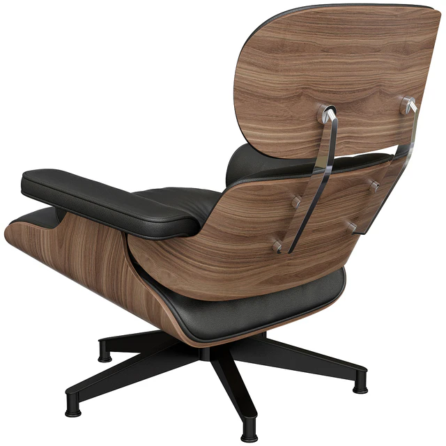 Eames Style Lounge Chair & Ottoman — Скачать