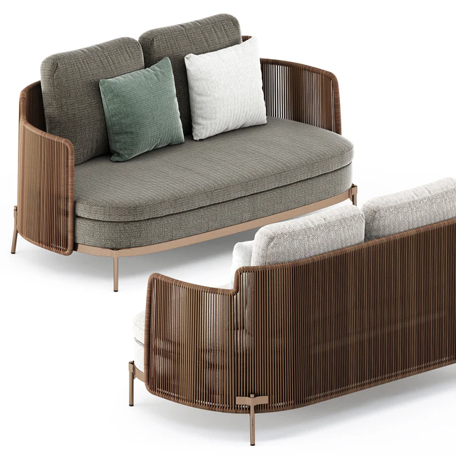 TAPE CORD OUTDOOR Garden sofa by Minotti — Скачать