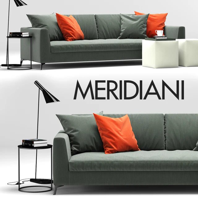 Sofa Louis Up, Meridiani — Descargar