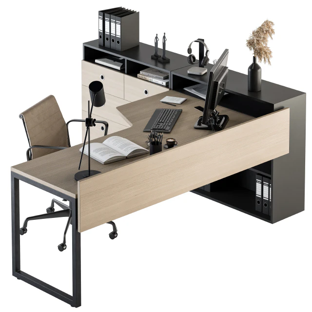 Office Furniture - Manager Set 16 — Скачать
