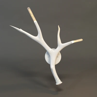 ROLL and HILL Superordinate Antler Sconce by Jason Miller 3D model — Ver 1