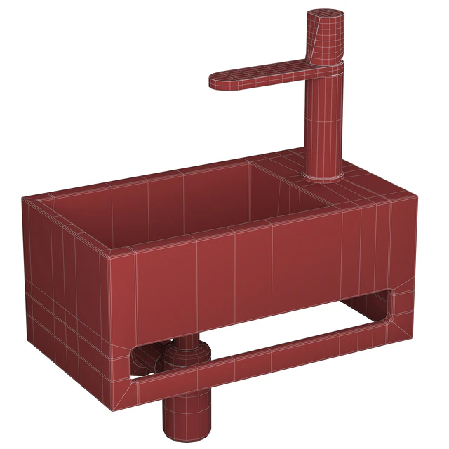 Мини раковина Kingkonree Wall Hung & смеситель Antoniolupi Indigo — Скачать