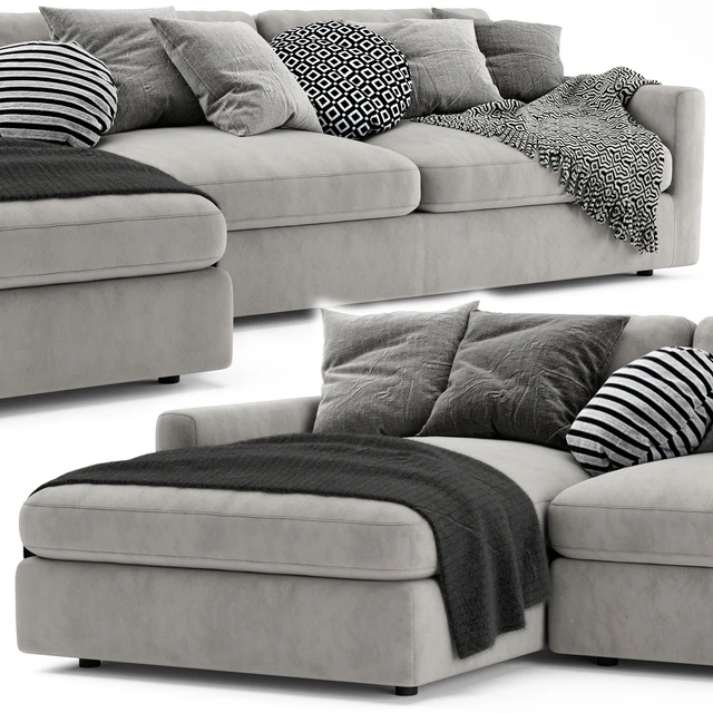 Linteloo Fabio Chaise Longue Sofa — Скачать