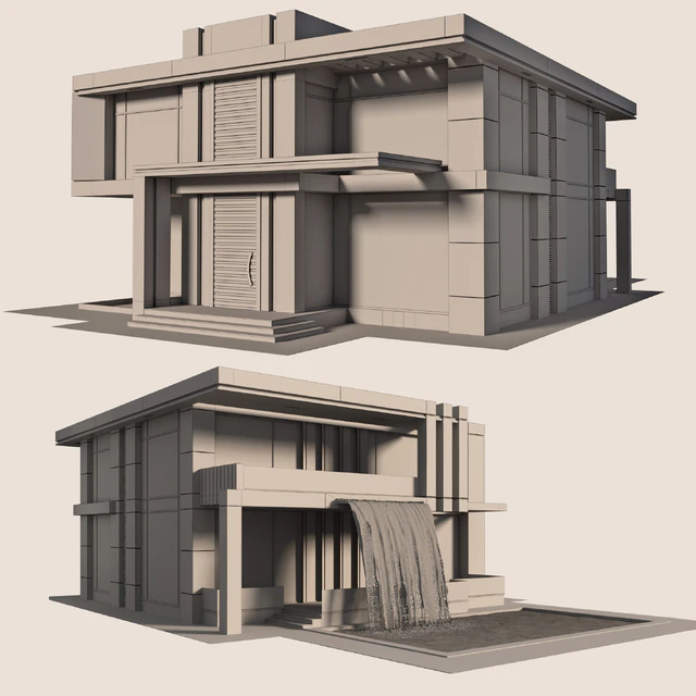 Villa with pool — Скачать