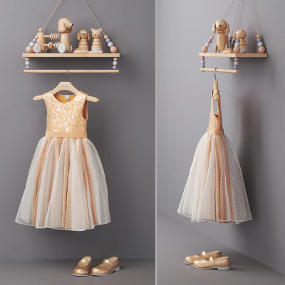 Decorative shelf in the nursery — Ver 1