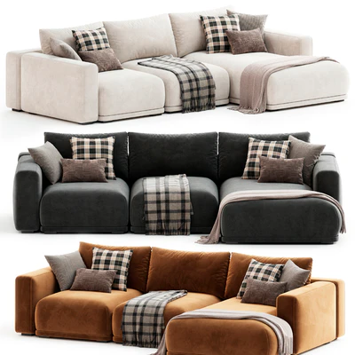 Frances Three Seater Corner Sofa — Вид 6